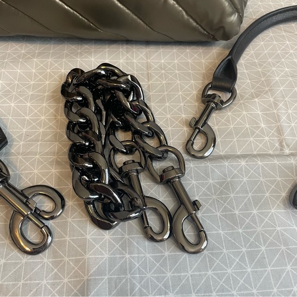 Think Royln The Limelight Crossbody Bag in Metallic Pearl Pyrite - Picture 5 of 12